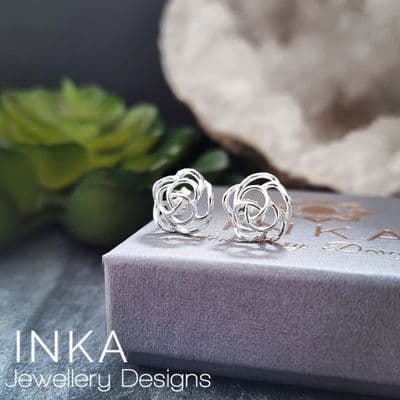 INKA Open Rose Earrings