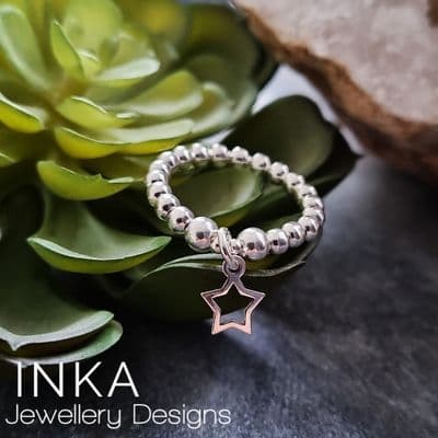 INKA Open Star Ring