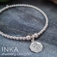 INKA St Christopher Beaded Bracelet