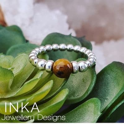 INKA Tigers Eye Ring