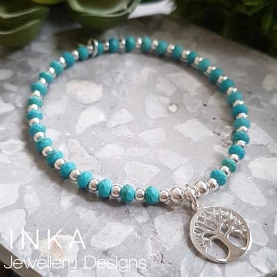 INKA Turquoise Tree of Life Bracelet.