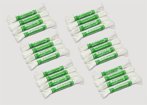 Barnwell 24 x 18m Hanks Size B Braided Nylon Brick Masons Builders Line Made in UK