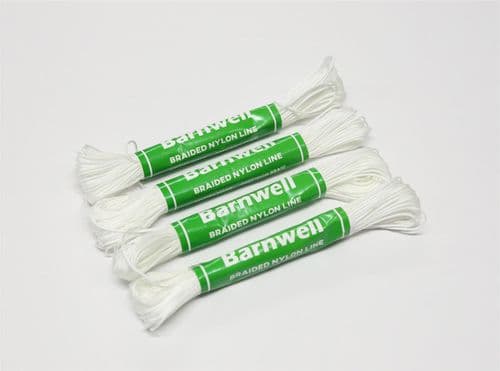 Barnwell 4 x 18m Hanks Size B Braided Nylon Brick Masons Builders Line Made in UK