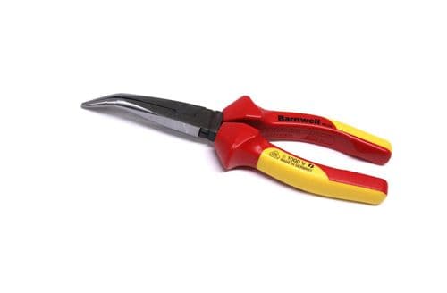 Barnwell Bent Long Nose 200mm 1000v VDE Pliers