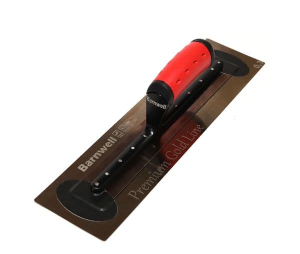 Barnwell Premium Flexi Gold Finishing Plastering Trowel - Rubber Handle