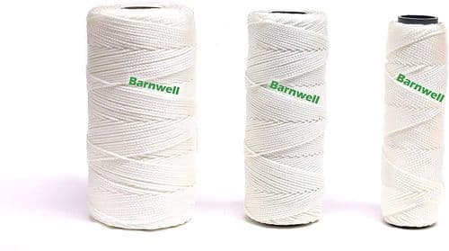 Barnwell White Braided Nylon Masons Builders Brick Block Line Bricklayers