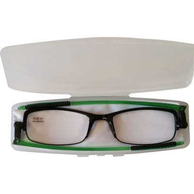 Loopies Green Transformers Reading Glasses with Case & Cloth