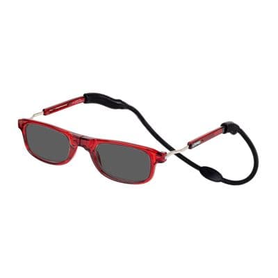 Loopies Red Photochromic Magnetic Reading Glasses