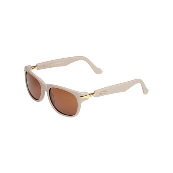 Loopies Wayfarer Polarised Folding Sunglasses in Champagne