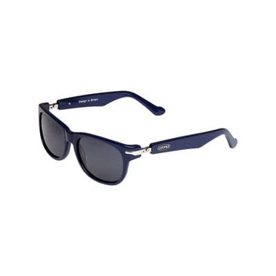 Loopies Wayfarer Polarised Folding Sunglasses in Dark Blue