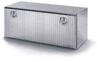 Bawer L1000 x H500 x D500mm Stainless Steel toolbox - Flowered Finish with S/S Lock