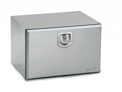 Bawer L500 x H500 x D500 Stainless Steel Toolbox - Matt finish with S/S Lock