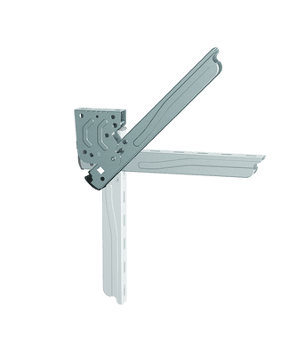 Takler Hinged Fixing Leg 572mm Long - Magnelis (New Type)