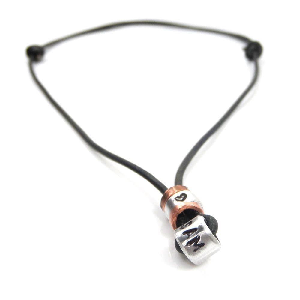 pry Stannum Leather Plate Necklace シュウト Leather Necklace Plate