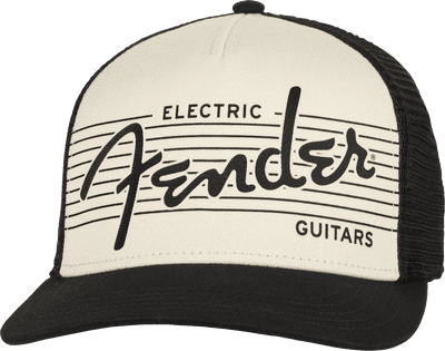 Fender Electric Hat Black/Cream One Size