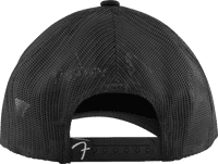 Fender Snap Back Pick Holder Baseball Hat, Black