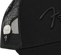 Fender Snap Back Pick Holder Baseball Hat, Black