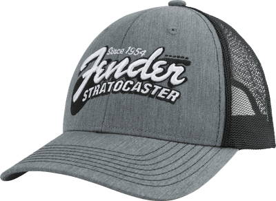 Fender Stratocaster Guitar Hat, Heather Gray