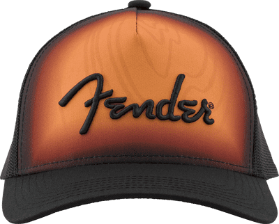 Fender Sunburst Hat, Snap back for easy sizing