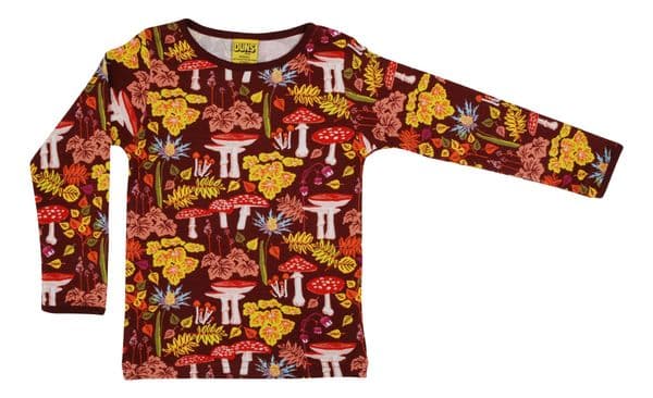 Duns Amanita Madder Brown Long Sleeve Top