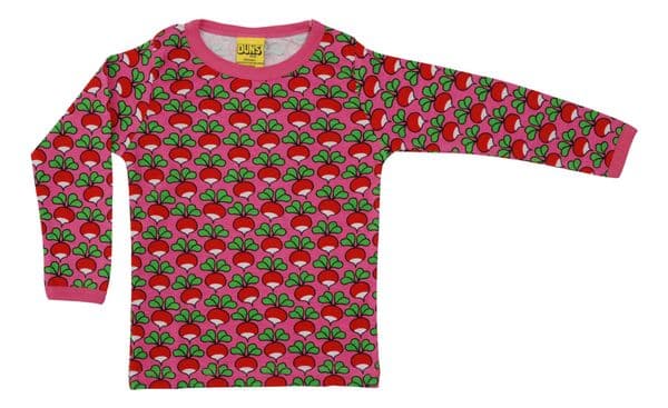 Duns Azalea Radish Long Sleeve Top