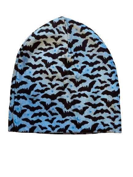 Duns Bats Blue Velour Beanie Hat