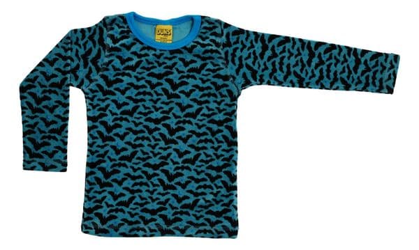 Duns Bats Blue Velour Top