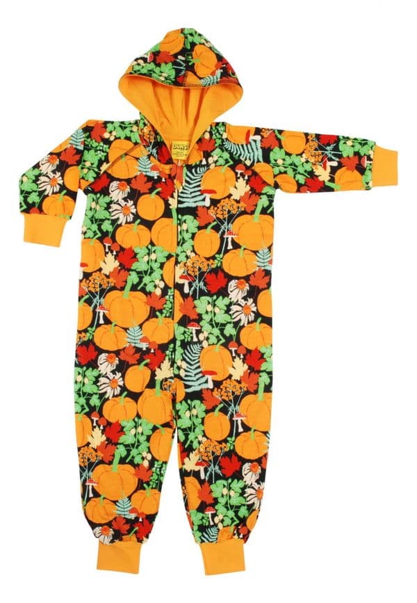 Duns Black Autumn Garden Hooded Onesie