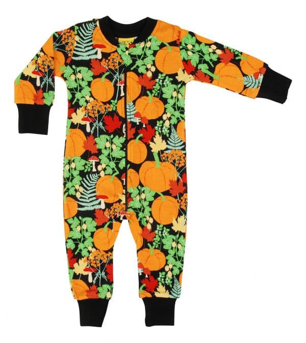 Duns Black Autumn Garden Zip Suit