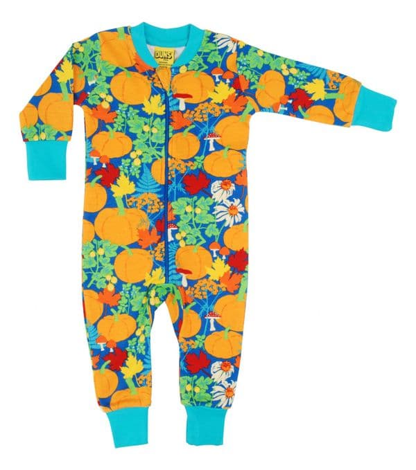 Duns Blue Autumn Garden Zip Suit