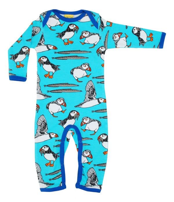 Duns Blue Puffin Lap neck suit