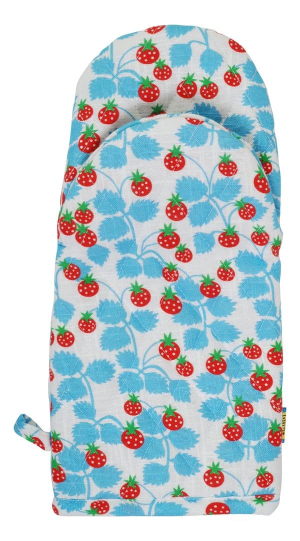 Duns Blue Wild Strawberries Oven Glove / Mitt