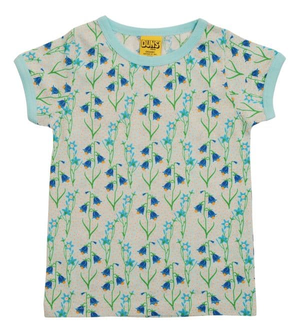 Duns Bluebells Light Blue Short Sleeve Top