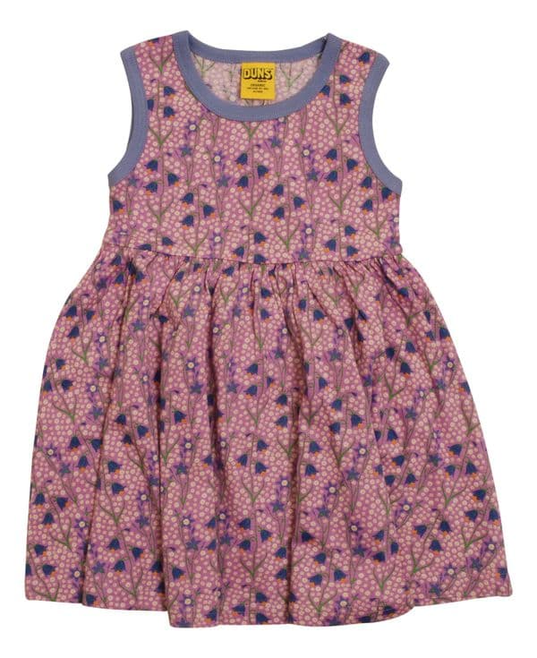 Duns Bluebells Light Purple Sleeveless Gather Dress