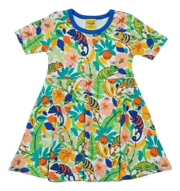 Duns Chameleon Short Sleeve Skater Dress