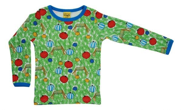 Duns Christmas Bauble Long Sleeve Top