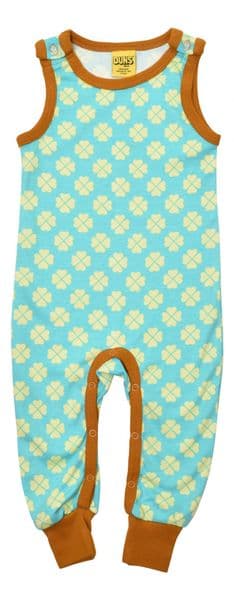 Duns Clover Green Capri Blue Dungarees