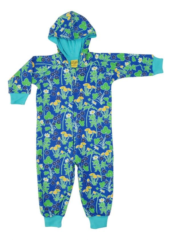 Duns Coltsfoot Blue Hooded Onesie