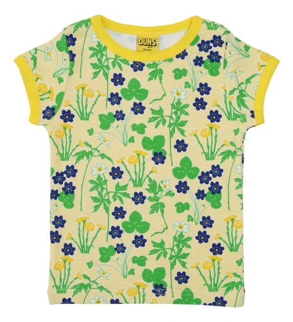 Duns Coltsfoot Yellow Short Sleeve Top