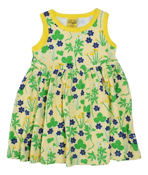 Duns Coltsfoot yellow Sleeveless Gather Dress
