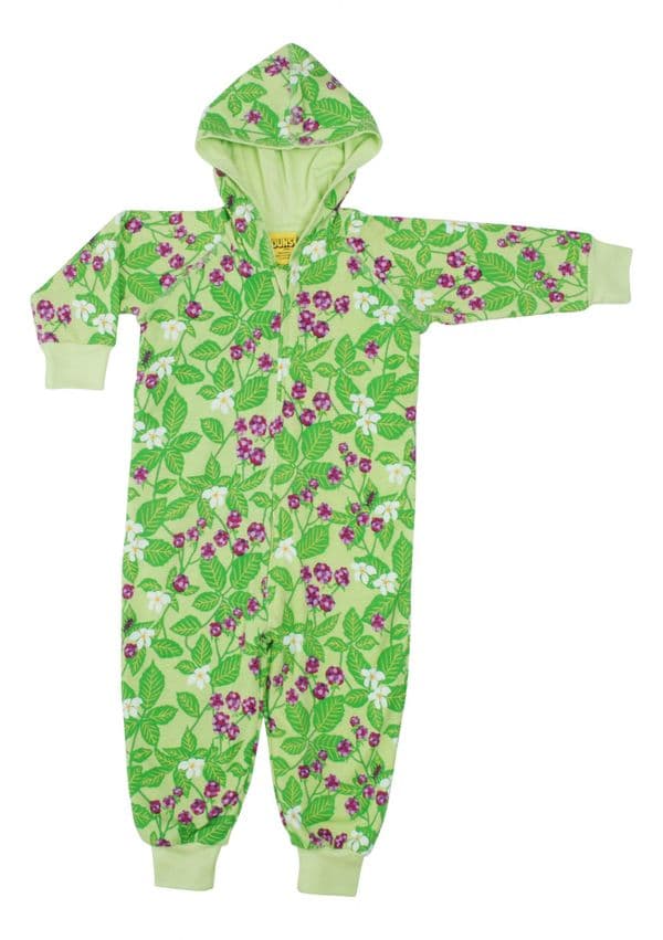 Duns Dewberry Green Hooded Onesie