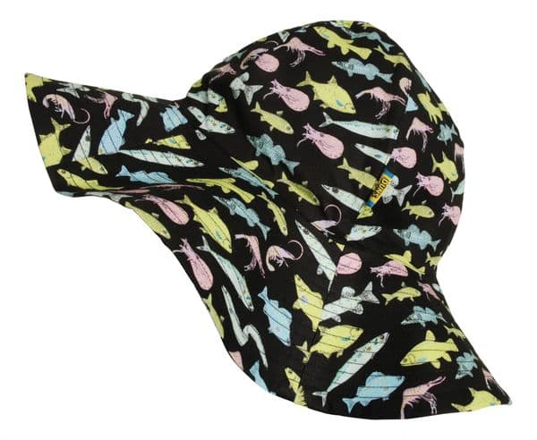 Duns Fish Black Sun Hat
