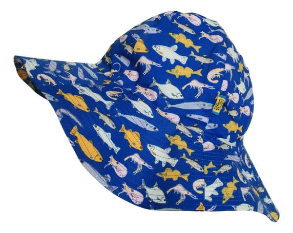 Duns Fish Blue Sun Hat