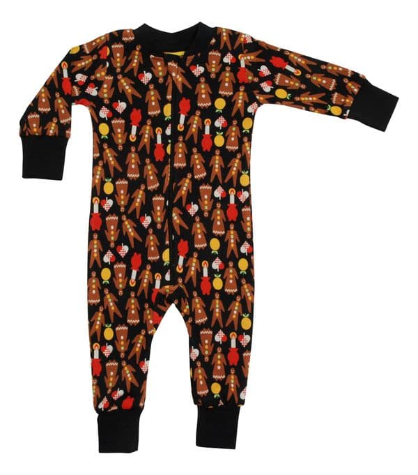 Duns Gingerbread Black Zip Suit
