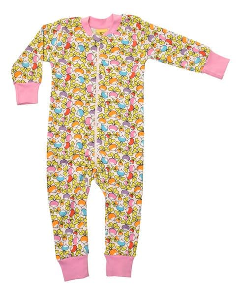 Duns Jumbled Radish Pink Zip Suit