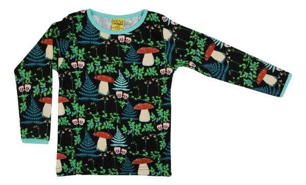 Duns Linnaea Black Long Sleeve Top