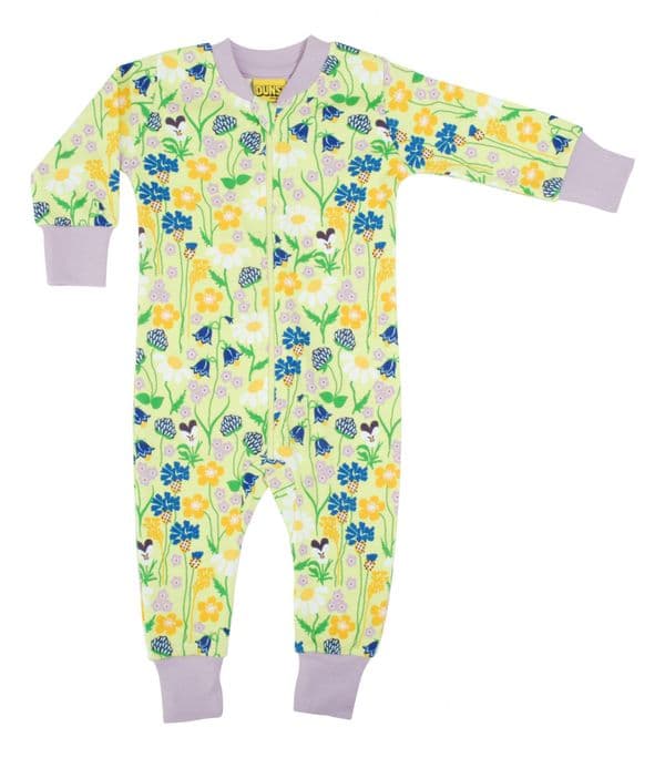 Duns Midsummer Flowers Green Zip Suit
