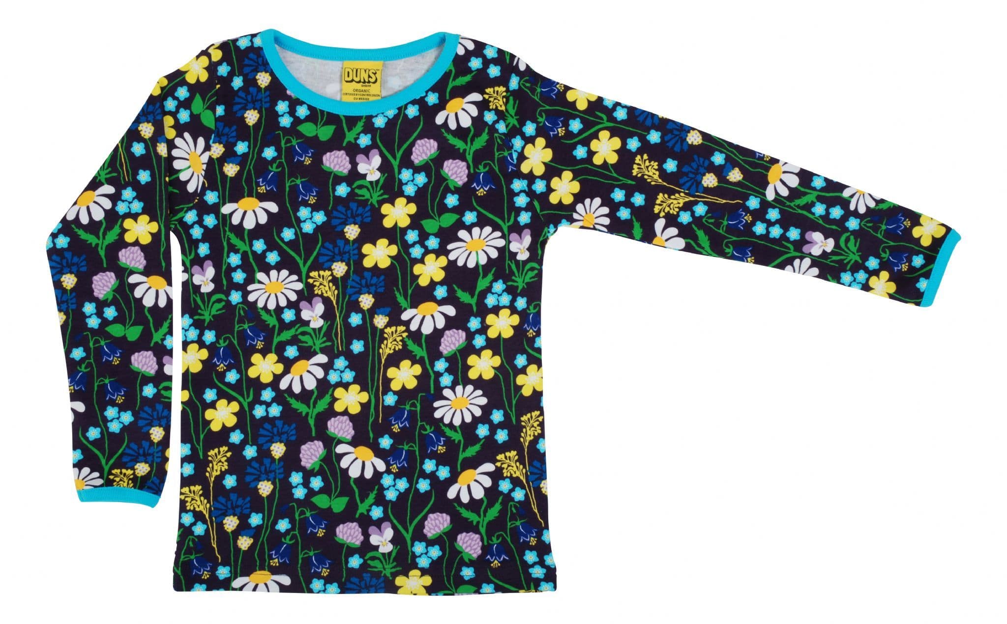 Duns Midsummer Flowers Purple Long Sleeve Top