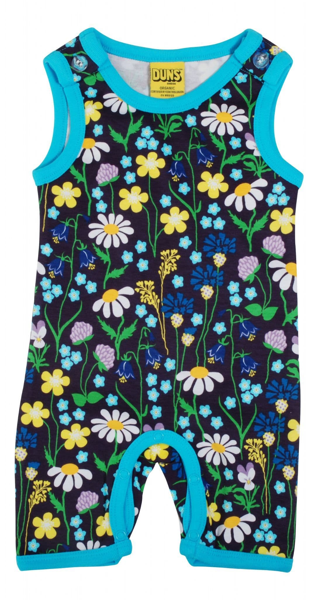 Duns Midsummer Flowers Purple Summer Dungarees
