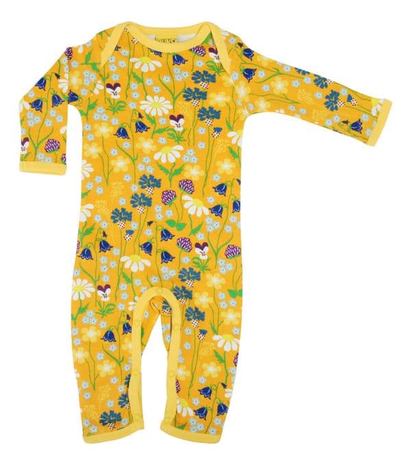 Duns Midsummer Flowers Yellow Lap neck suit